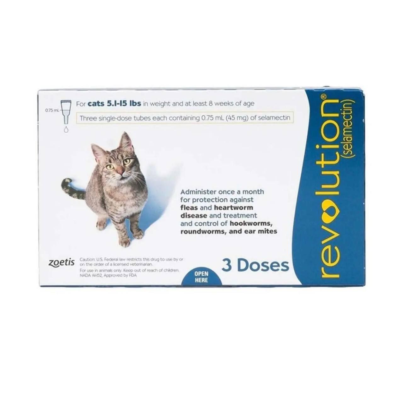 Revolution Selamectin Cat 3 Doses